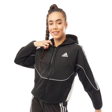 adidas dames vest zwart|Shop Dameshoodies online .